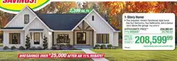 Menards 1-Story Home offer