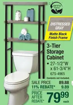Menards 3-Tier Storage Cabinet offer