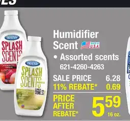 Menards Humidifier Scent offer