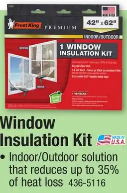 Menards Window Insulation Kit offer