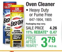 Menards Oven Cleaner offer
