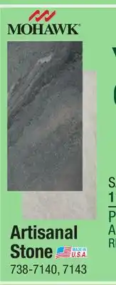 Menards Artisanal Stone offer