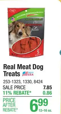 Menards Real Meat Dog Treats offer