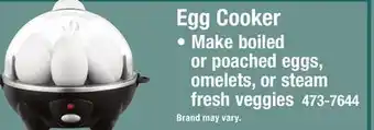 Menards Egg Cooker offer
