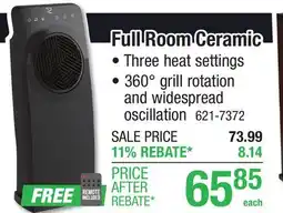 Menards Full Room Ceramic offer