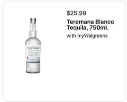 Walgreens Teremana Blanco Tequila, 750ml offer