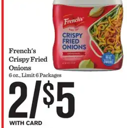 Mariano's French's Crispy Fried Onions offer