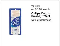 Walgreens Q-Tips Cotton Swabs offer