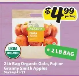 Winn Dixie 2 lb Bag Organic Gala, Fuji or Granny Smith Apples offer