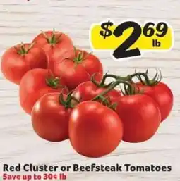 Winn Dixie Red Cluster or Beefsteak Tomatoes offer