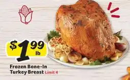 Winn Dixie Frozen Bone-In Turkey Breast offer