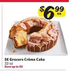 Winn Dixie SE Grocers Crème Cake offer