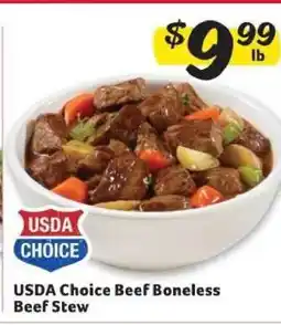 Winn Dixie USDA Choice Beef Boneless Beef Stew offer