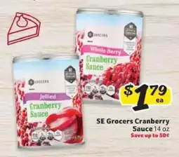 Winn Dixie SE Grocers Cranberry Sauce offer