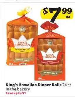 Winn Dixie King's Hawaiian Dinner Rolls offer