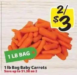 Winn Dixie 1 lb Bag Baby Carrots offer