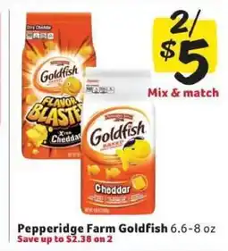 Winn Dixie Pepperidge Farm Goldfish offer