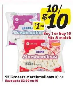 Winn Dixie SE Grocers Marshmallows offer