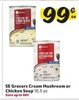 Winn Dixie SE Grocers Cream Mushroom or Chicken Soup offer