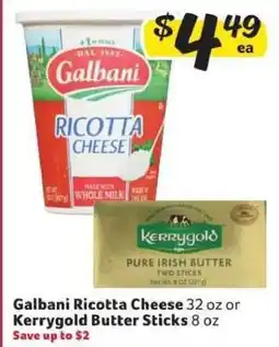 Winn Dixie Galbani Ricotta Cheese or Kerrygold Butter Sticks offer