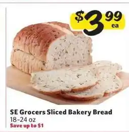 Winn Dixie SE Grocers Sliced Bakery Bread offer