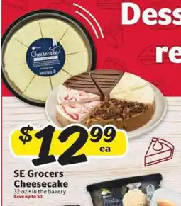 Winn Dixie SE Grocers Cheesecake offer
