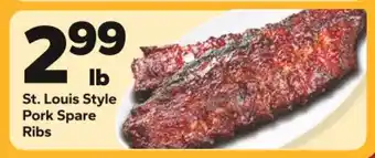 Save a Lot St. Louis Style Pork Spare Ribs offer