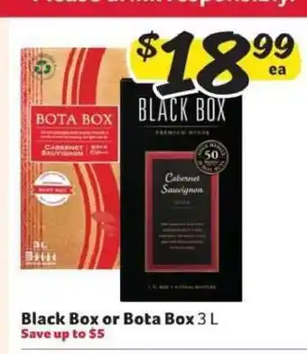 Winn Dixie Black Box or Bota Box offer