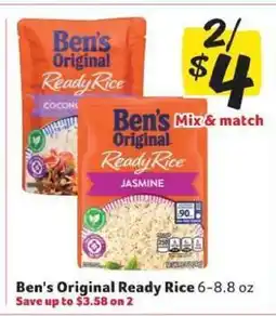 Winn Dixie Ben's Original Ready Rice offer