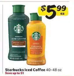 Winn Dixie Starbucks Iced Coffee offer