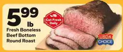 Save a Lot Fresh Boneless Beef Bottom Round Roast offer