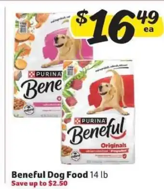 Winn Dixie Beneful Dog Food offer