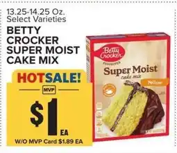 Food Lion Betty Crocker Super Moist cake mix offer