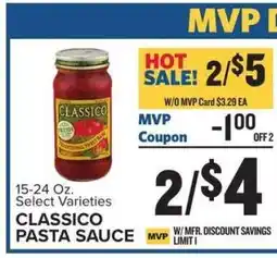 Food Lion Classico Pasta Sauce offer