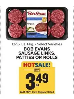 Food Lion Bob Evans Sausage Links, Patties or Rolls offer