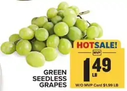 Food Lion Green Seedless Grapes offer