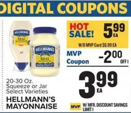 Food Lion Hellmann's Mayonnaise offer