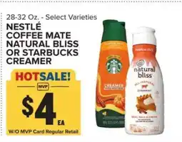 Food Lion Nestlé Coffee Mate Natural Bliss or Starbucks Creamer offer
