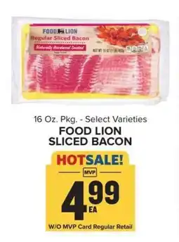 Food Lion Food Lion Sliced Bacon offer