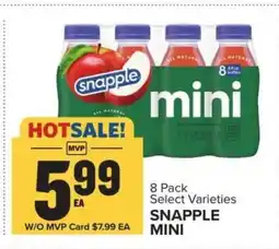 Food Lion Snapple Mini offer