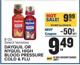 Food Lion DayQuil or NyQuil High Blood Pressure Cold & Flu offer