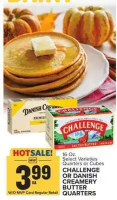 Food Lion Challenge or Danish Creamery Butter Quarters offer