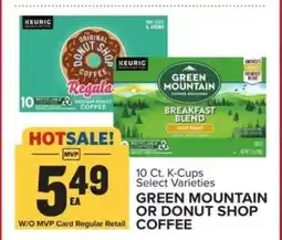 Food Lion Green Mountain or Donut Shop Coffee offer