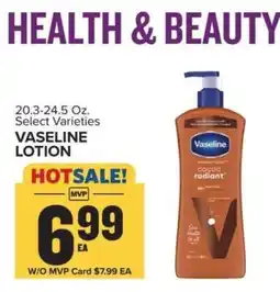 Food Lion Vaseline Lotion offer