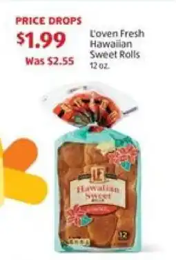Aldi L'oven Fresh Hawaiian Sweet Rolls offer