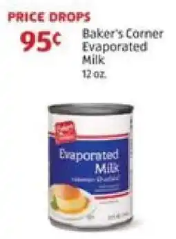 Aldi Baker's Corner Evaporated Milk offer