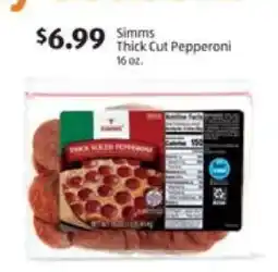 Aldi Simms Thick-Cut Pepperoni offer