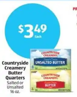 Aldi Countryside Creamery Butter Quarters offer