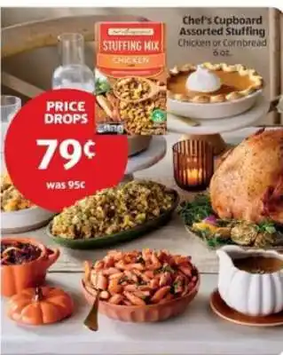 Aldi Chef's Cupboard Assorted Stuffing offer