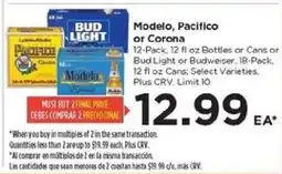 Food 4 Less Modelo, Pacifico or Corona offer